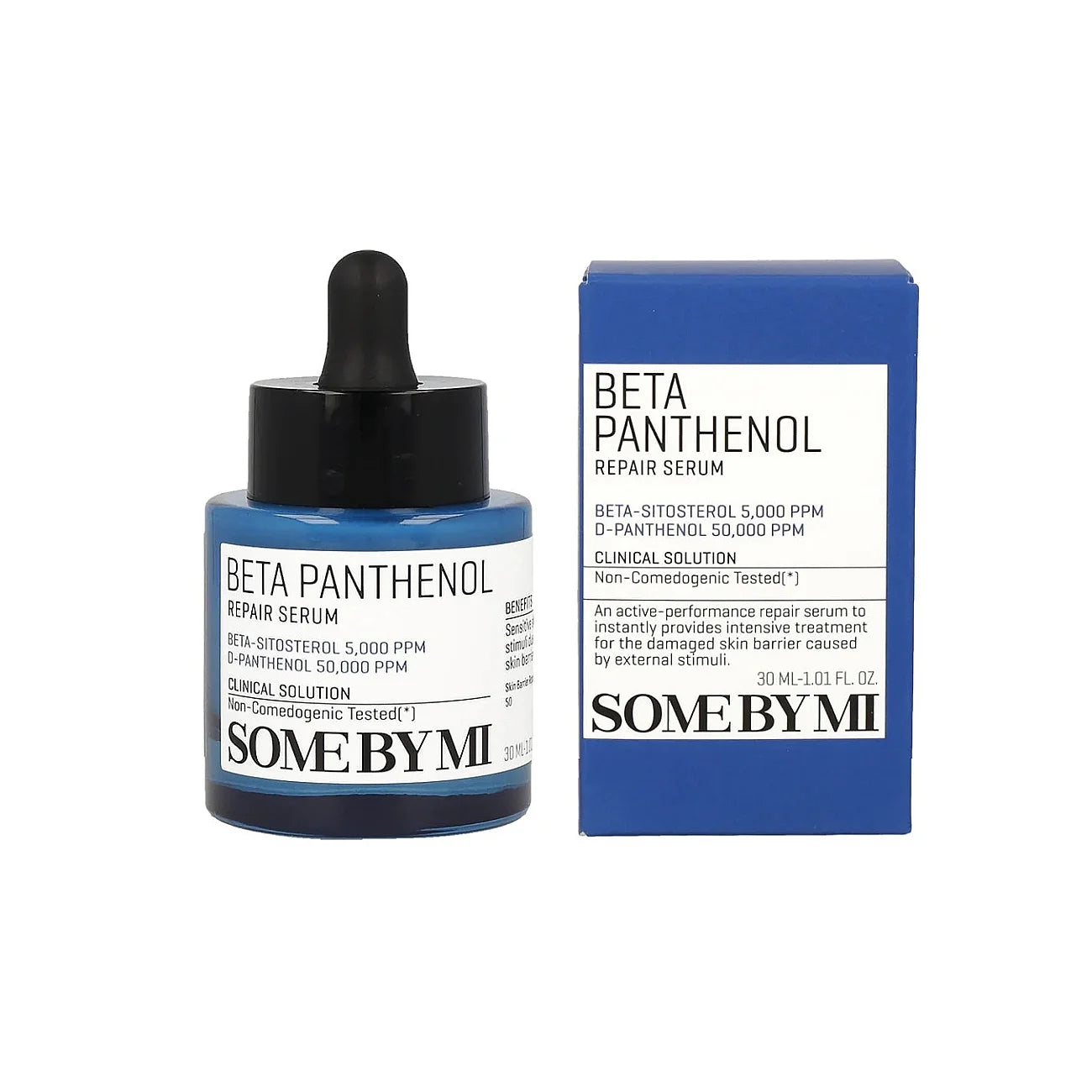 Some By Mi Beta Panthenol Repair Serum high potent non-comedogenic korean skin care for skin barrier rebuild solution vegan cruelty-free sensitive skin acne people safe K Beauty World