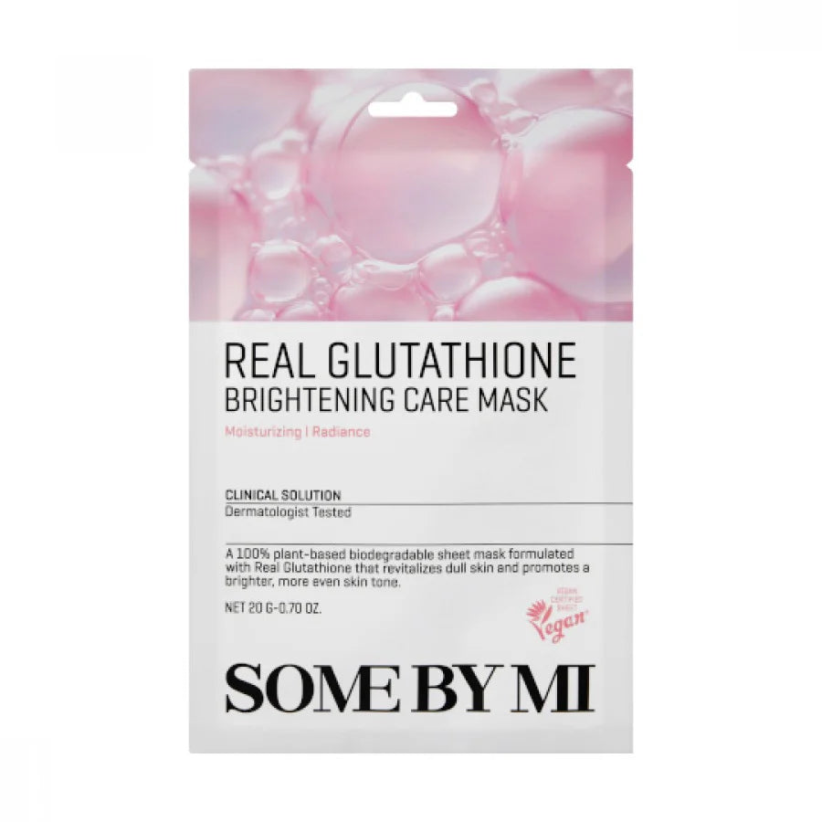 Some By Mi Real Glutathione Brightening Care Mask 20g - K Beauty