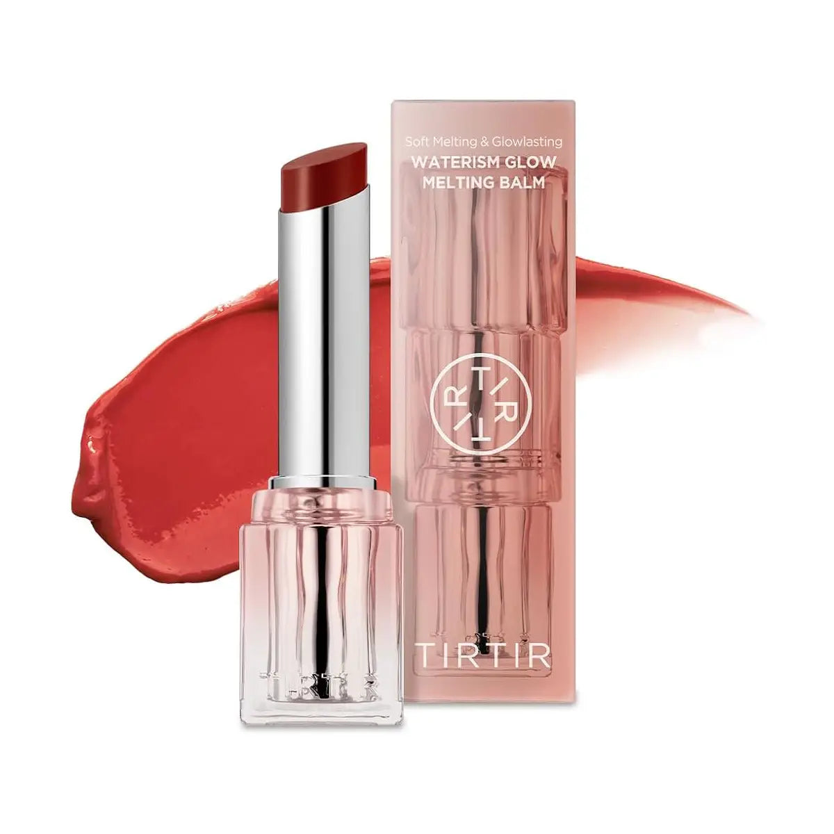 TIRTIR Waterism Glow Melting Balm 08 Summer Pumpkin best selling Korean lip makeup cosmetics red lips K Beauty World