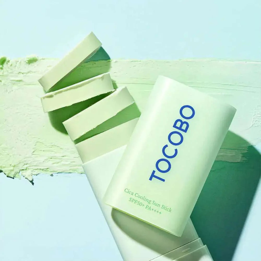 Tocobo Cica Cooling Sun Stick SPF50+PA++++ vegan natural gentle Korean skin care men women all skin types K Beauty World