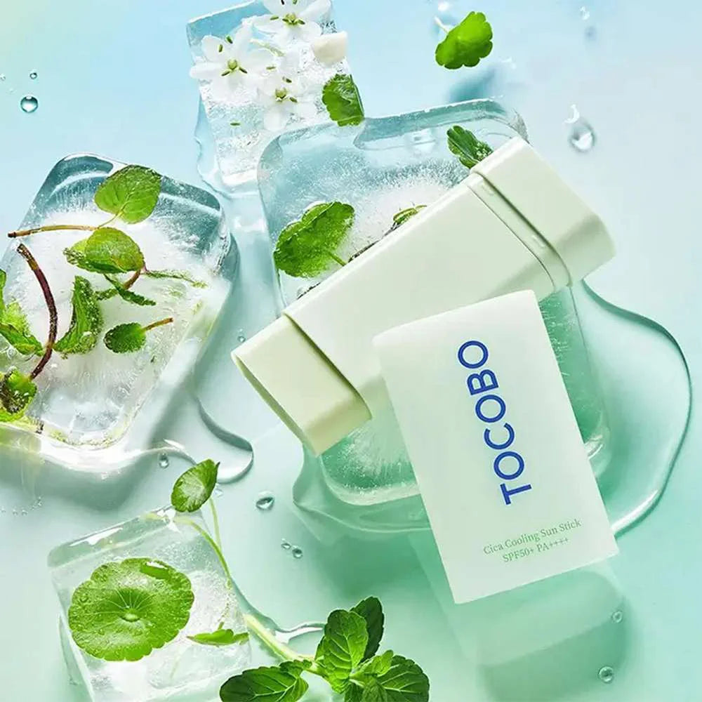 Tocobo Cica Cooling Sun Stick SPF50+PA++++ hydrating lightweight matte finish oily combination sensitive skin K Beauty World