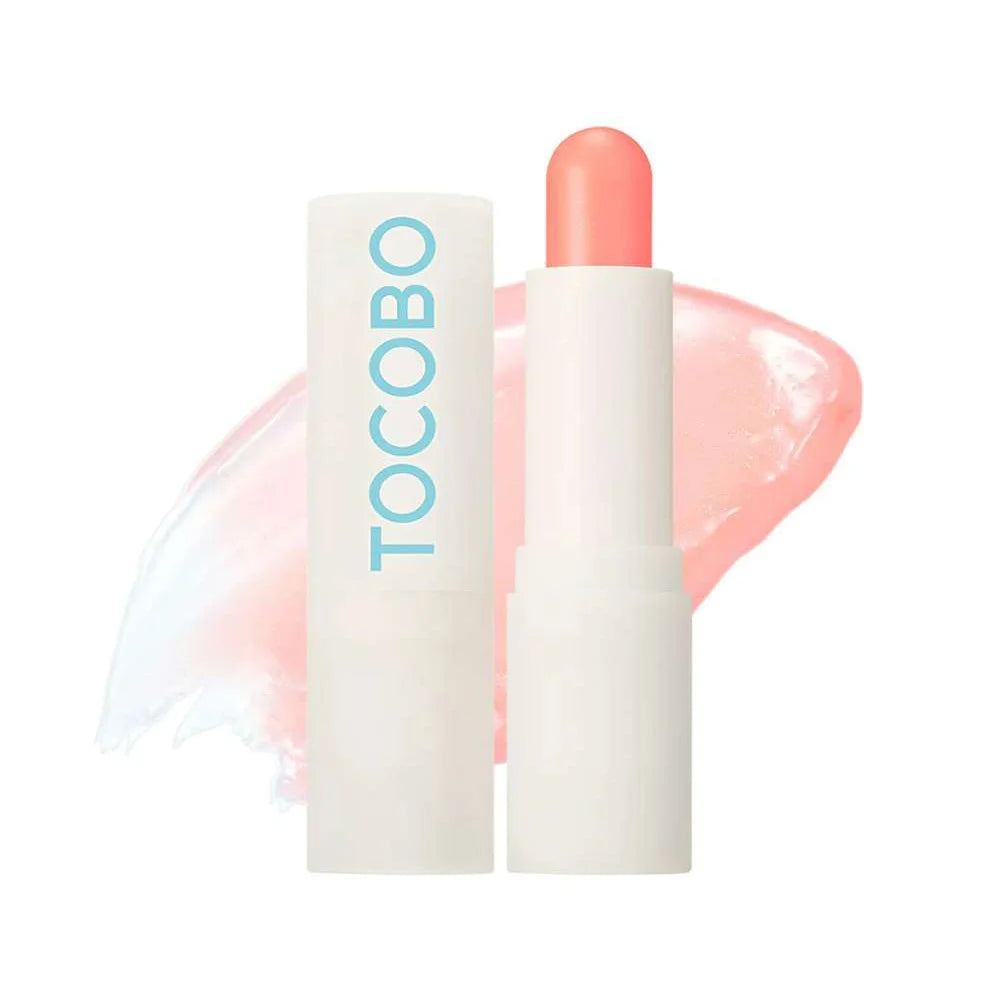 Tocobo Glow Ritual Lip Balm 001 Coral Water sheer lip tint Korean cosmetics vegan K Beauty World