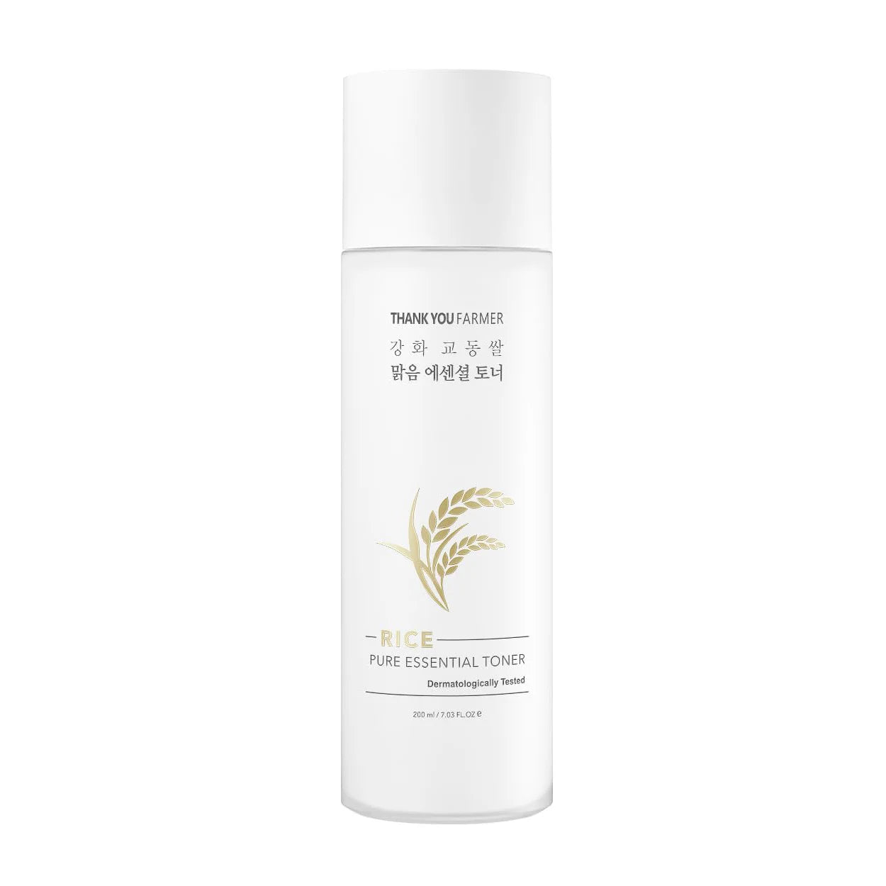 Thank You Farmer Rice Pure Essential Toner brightening nourishing hydrating balancing facial toner for combination oily acne prone sensitive dehydrated dry skin K Beauty World