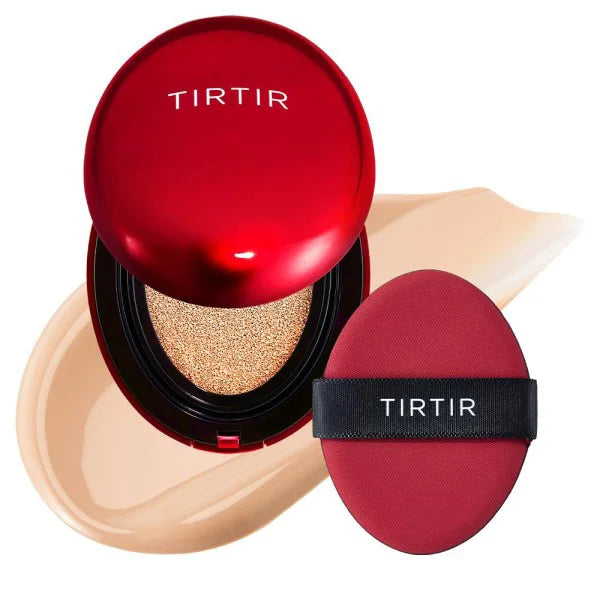 TIRTIR Mask Fit Red Cushion 21N Ivory best selling neutral beige light skin tone Korean foundation makeup popular products K Beauty World