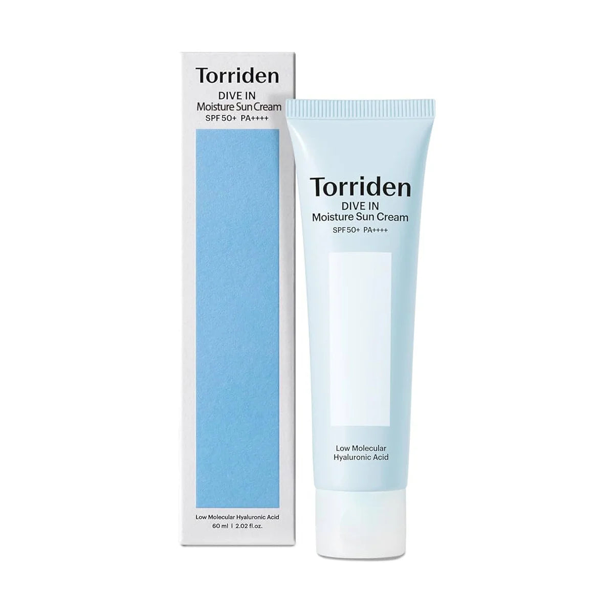 Torriden DIVE-IN Watery Moisture Sun Cream for summer all year round Korean sunscreen SPF 50+ PA++++ strong UVA UVB protection sensitive skin safe hydrating no white cast K Beauty World