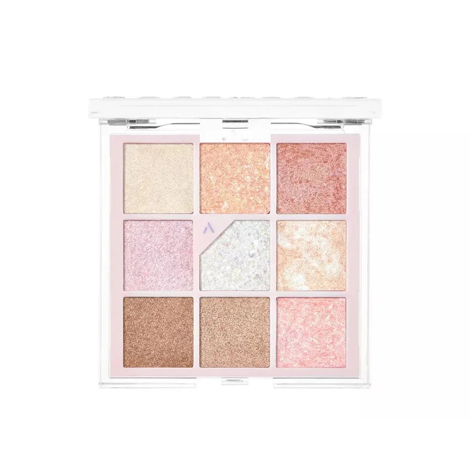 Unleashia Glitterpedia Eye Palette N°1 All of Glitter pink eye shadow kpop K Beauty World