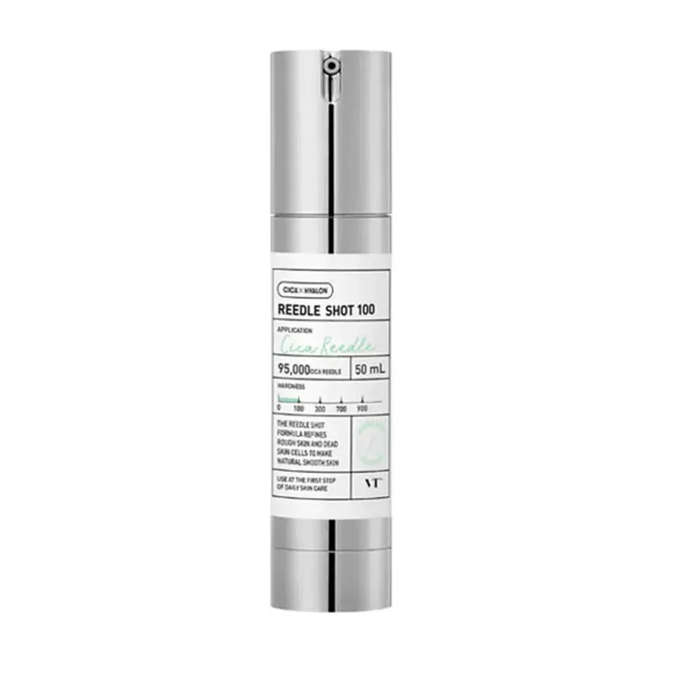 VT Cosmetics Reedle Shot 100 serum ampoule essence anti-aging fine lines wrinkles acne rough skin texture dull skin K Beauty World