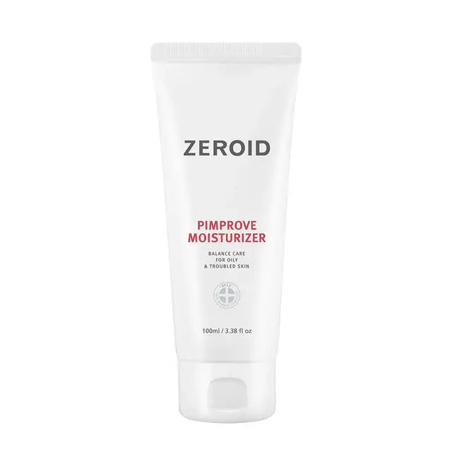 Zeroid Pimprove Moisturizer Korean skin care for oily combination acne prone skin lightweight gel lotion K Beauty World