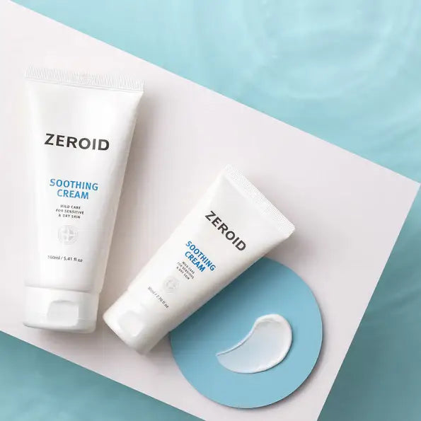 Zeroid Soothing Cream for body face moisturizer for dry sensitive skin Korean skin care K Beauty World