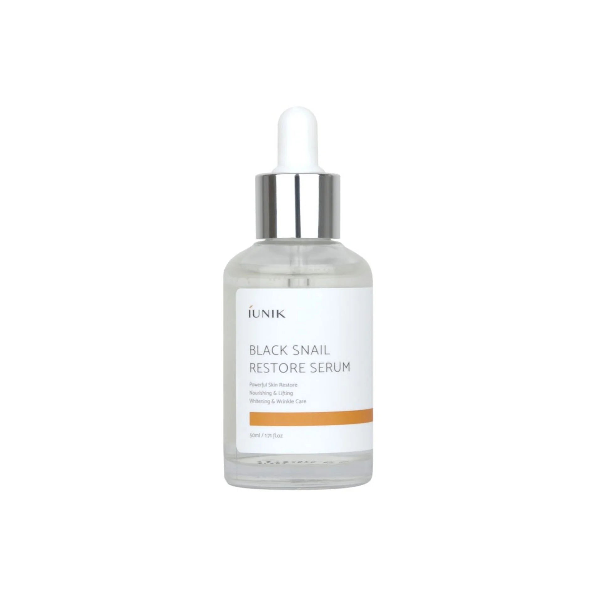 iUNIK Black Snail Restore Serum anti-aging fine lines wrinkles brightening hyperpigmentation blemishes acne K Beauty World