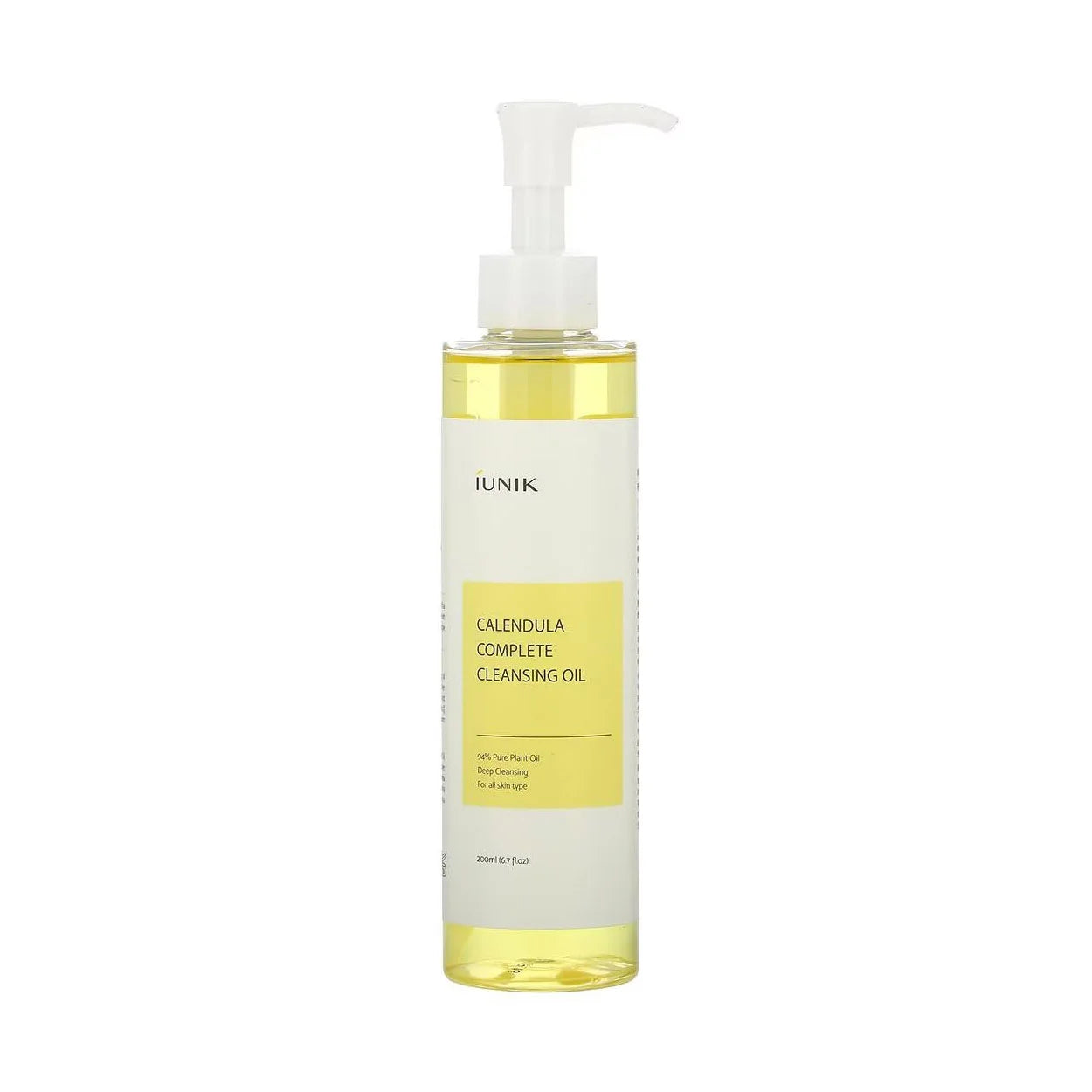 iUNIK Calendula Complete Cleansing Oil gentle Korean skincare makeup remover oily skin acne sensitive skin care K Beauty World