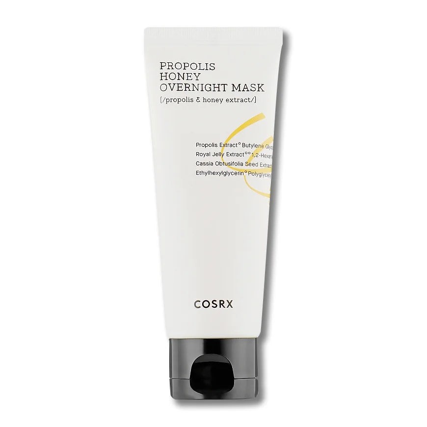 Cosrx Full Fit Propolis Honey Overnight Mask Korean moisturizer for dry face oily combination skin dull skin K Beauty World