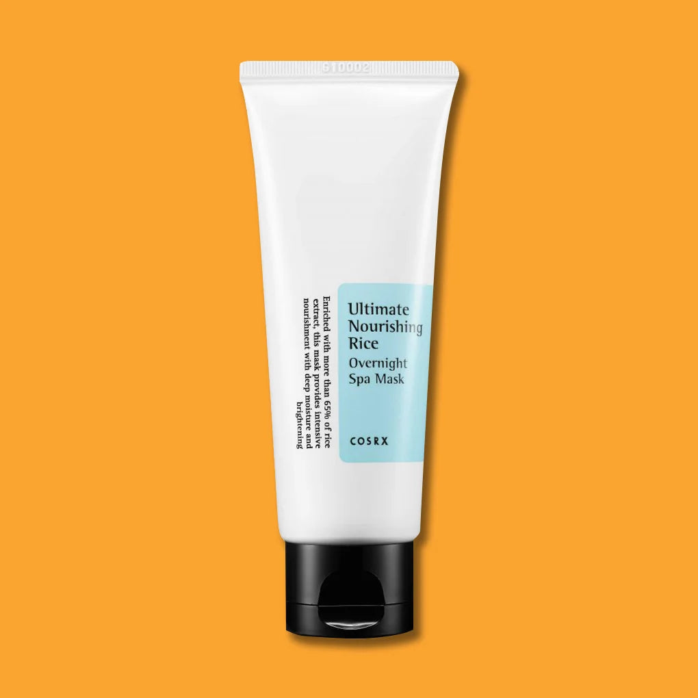 Cosrx Ultimate Nourishing Rice Overnight Spa Mask vegan natural face care moisturizer for dry oily sensitive skin blackpink face care K Beauty World