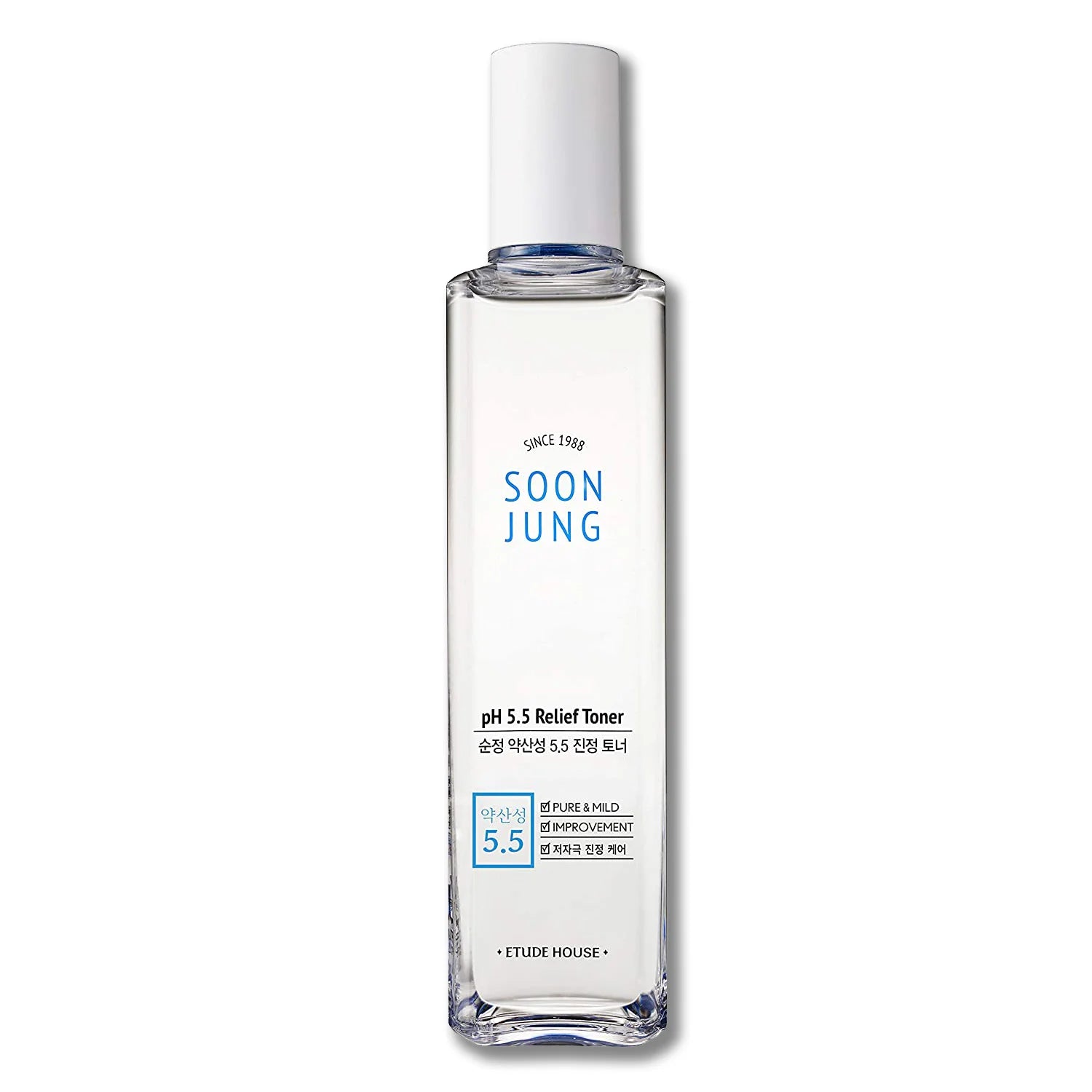 Etude House Soon Jung PH 5.5 Relief Toner for sensitive dry skin best natural Korean cosmetics skincare  k beauty world