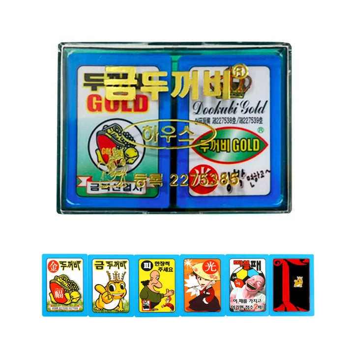 Golden Toad Korean Flower Cards: Hwatu / Go-Stop