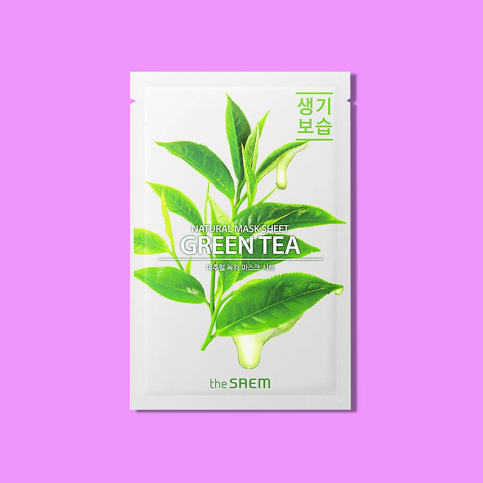 The Saem Natural Green Tea Mask Sheet - K Beauty World