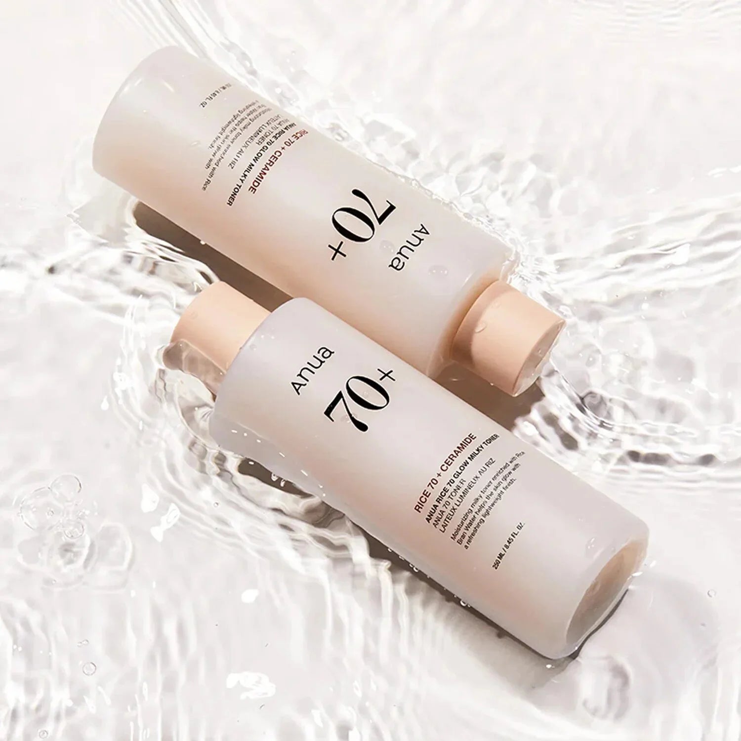 Anua Rice 70 Glow Milky Toner for dry dull sensitive combination oily skin ceramide softening skin texture K Beauty World