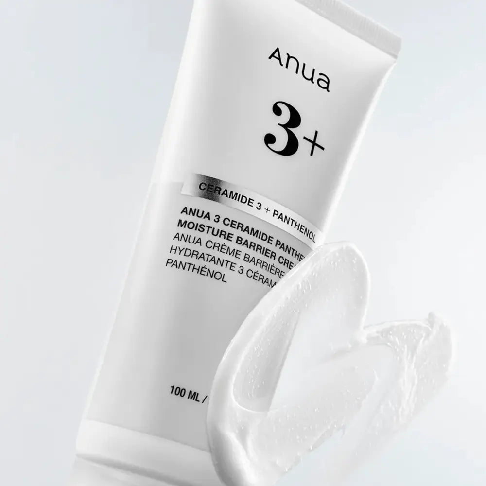 Anua 3 Ceramide Panthenol Moisture Barrier Cream rich texture nourishing panthenol moisturizer Korean skincare K Beauty World 