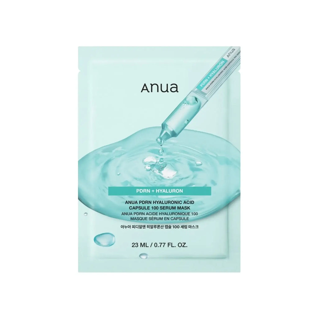 ANUA PDRN HYALURONIC ACID CAPSULE100 ×21 Anua PDRN Hyaluronic Acid Capsule 100 Serum Mask 23ml