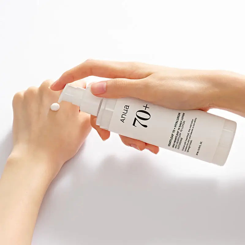 Anua Heartleaf 70% Daily Lotion lightweight vegan cruelty-free Korean skincare hypoallergenic  K Beauty World