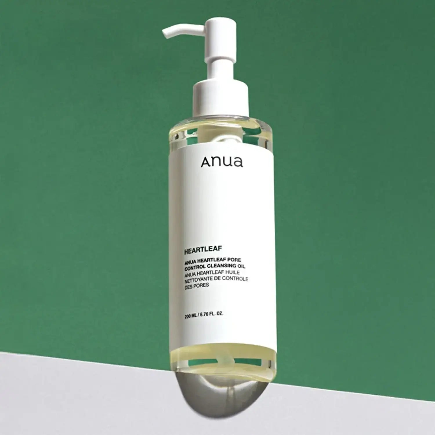 Anua Heartleaf Pore Control Cleansing Oil best Korean vegan makeup remover waterproof lips eyes dry oily combination acne-prone skin K Beauty World