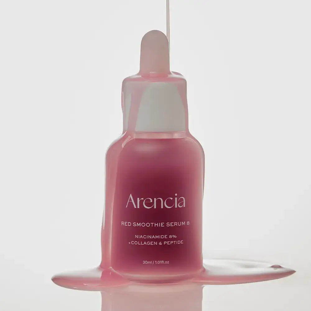 Arencia Fresh Red Smoothie Serum 8 brightening hydrating nourishing pore-minimizing texture-refining natural Korean skin care K Beauty World