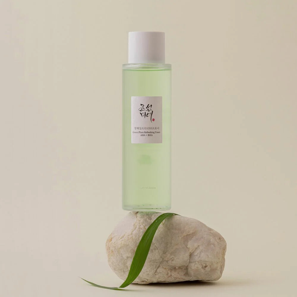 Beauty of Joseon Green Plum Refreshing Toner: AHA + BHA peeling toner for sensitive, acne-prone, combination, oily skin types K Beauty World