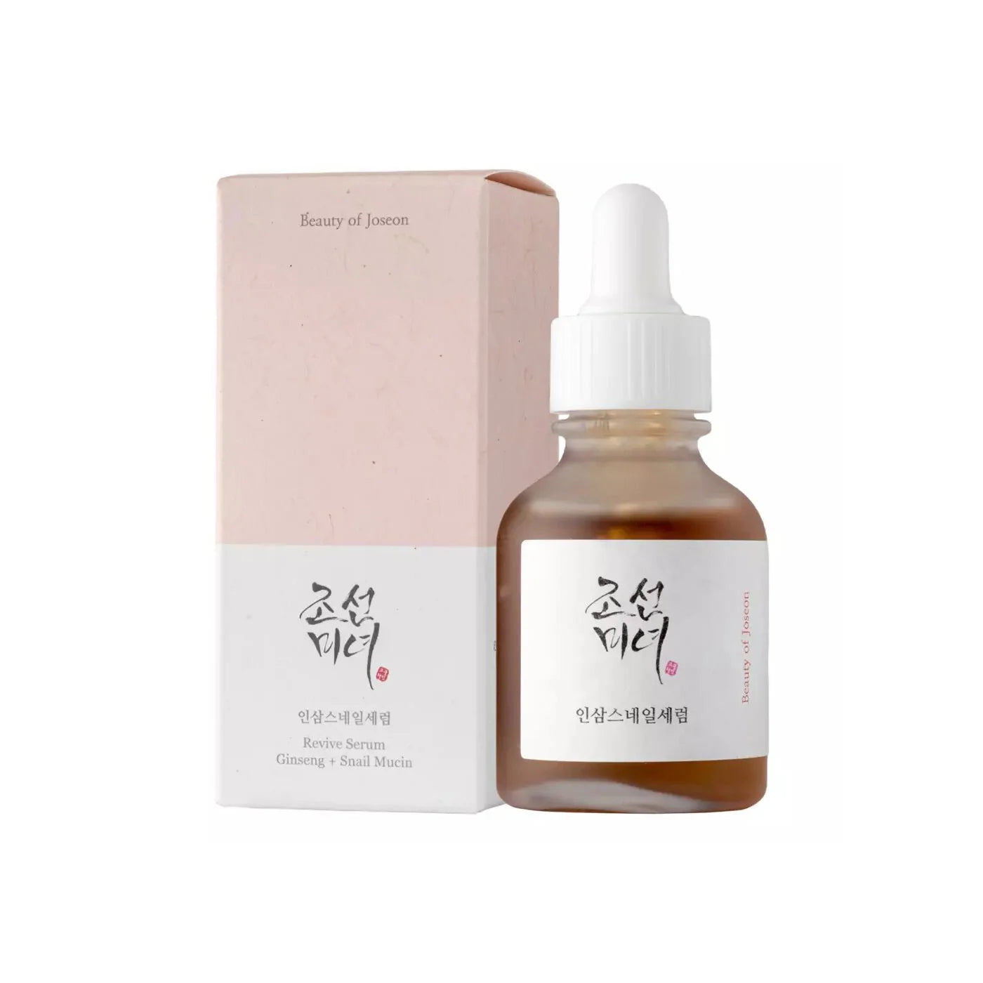 Beauty of Joseon Revive Repair Serum Ginseng + Snail Mucin vegan cruelty-free Korean skin care cosmetics revitalizing dullness dryness fine lines K Beauty World