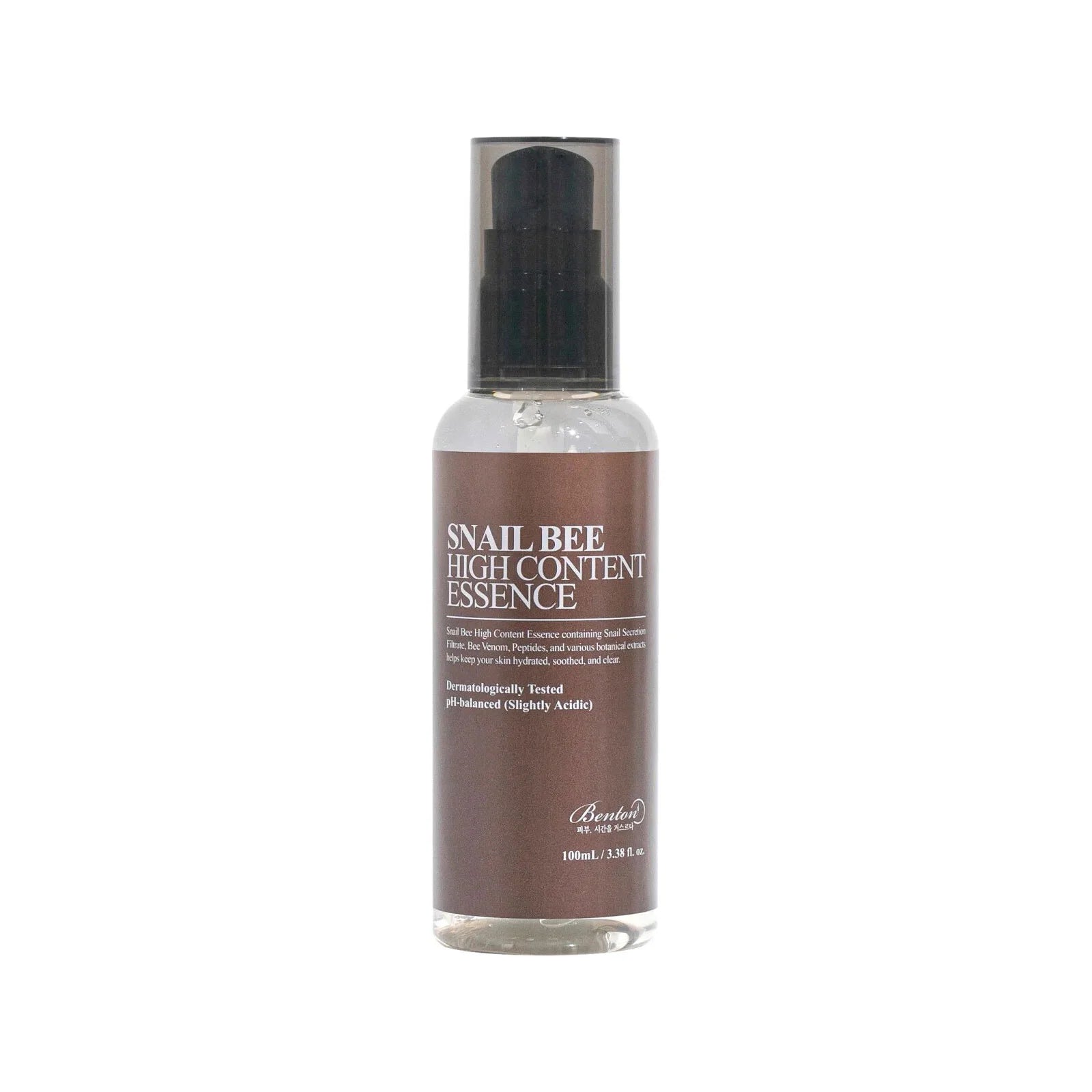 Benton Snail Bee High Content Essence face moisturizer for dry sensitive oily skin best Korean cosmetics K Beauty World