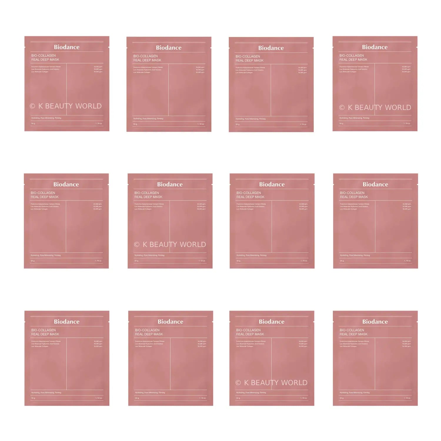Biodance Bio-Collagen Real Deep Mask (Set of 12) best selling Korean skin care anti-aging overnight mask K Beauty World