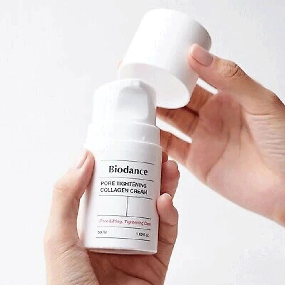 Biodance Pore Tightening Collagen Cream Korean skin care for oily mature skin K Beauty World