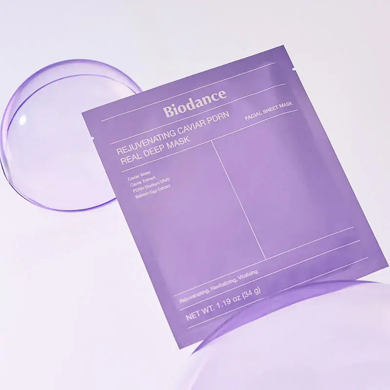 Biodance Rejuvenating Caviar PDRN Real Deep Mask hydrating nourishing anti-fine line Korean skincare for all skin types K Beauty World