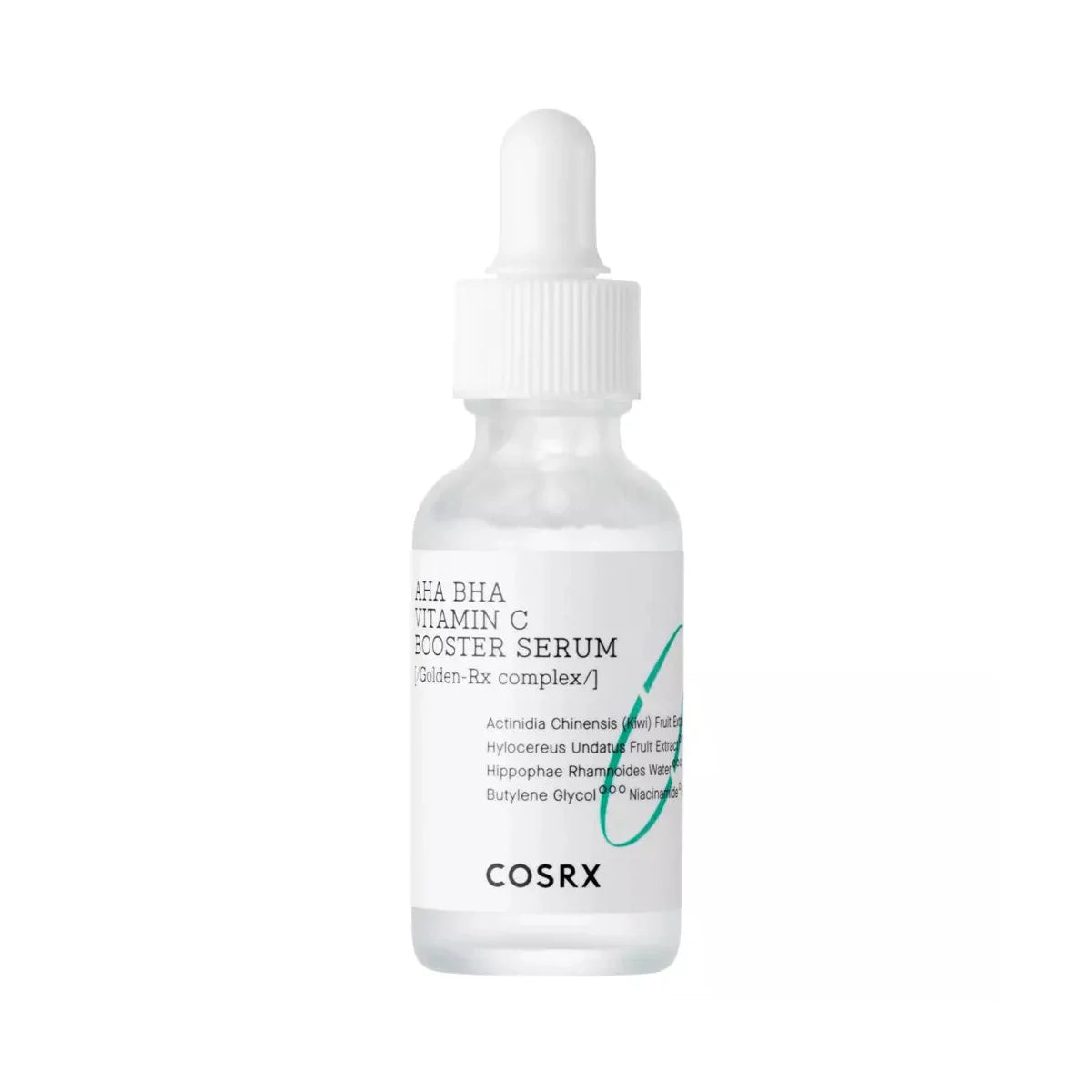 Cosrx Refresh AHA BHA Vitamin C Booster Serum best Korean chemical exfoliant for softer and brighter skin K Beauty World 
