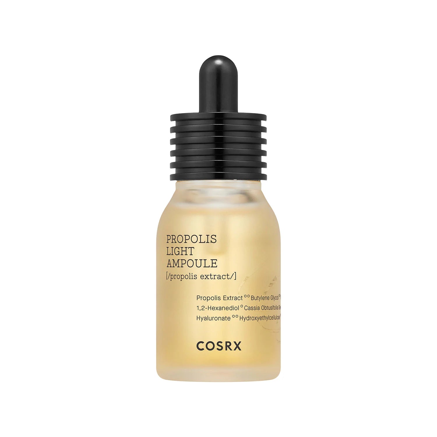 Cosrx Full Fit Propolis Light Ampoule for dry red irritated dull rough stressed skin hyaluronic acid hydrating soothing Korean serum best seller K Beauty World 