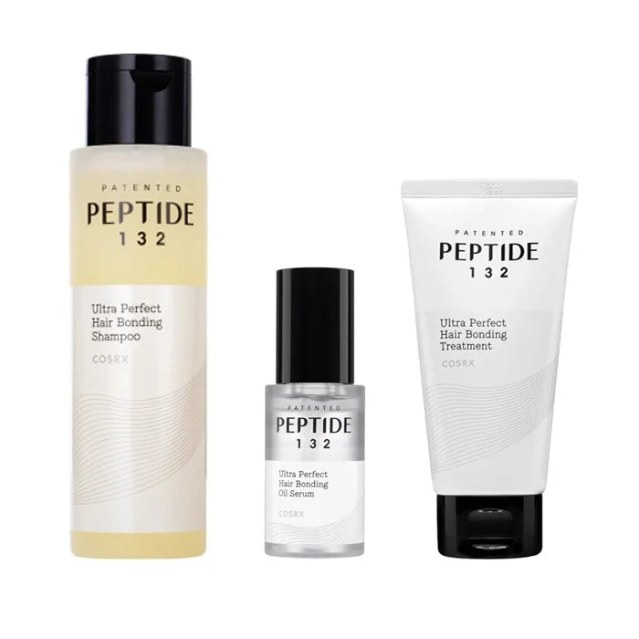 Cosrx Peptide-132 Ultra Perfect Hair Bonding Hair Care Set Korean haircare best routine K Beauty World