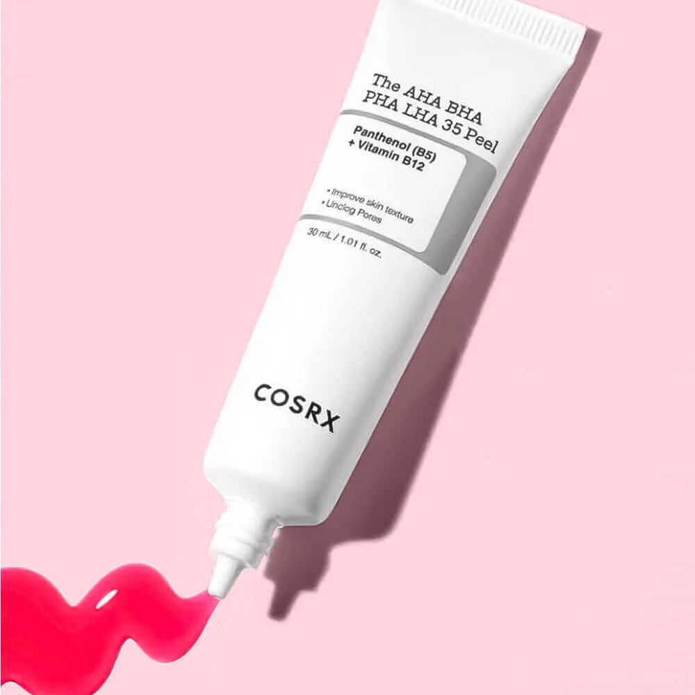 Cosrx The AHA BHA PHA LHA 35 Peel best Korean chemical facial peeling for radiant soft bright skin for men women all skin types K Beauty World