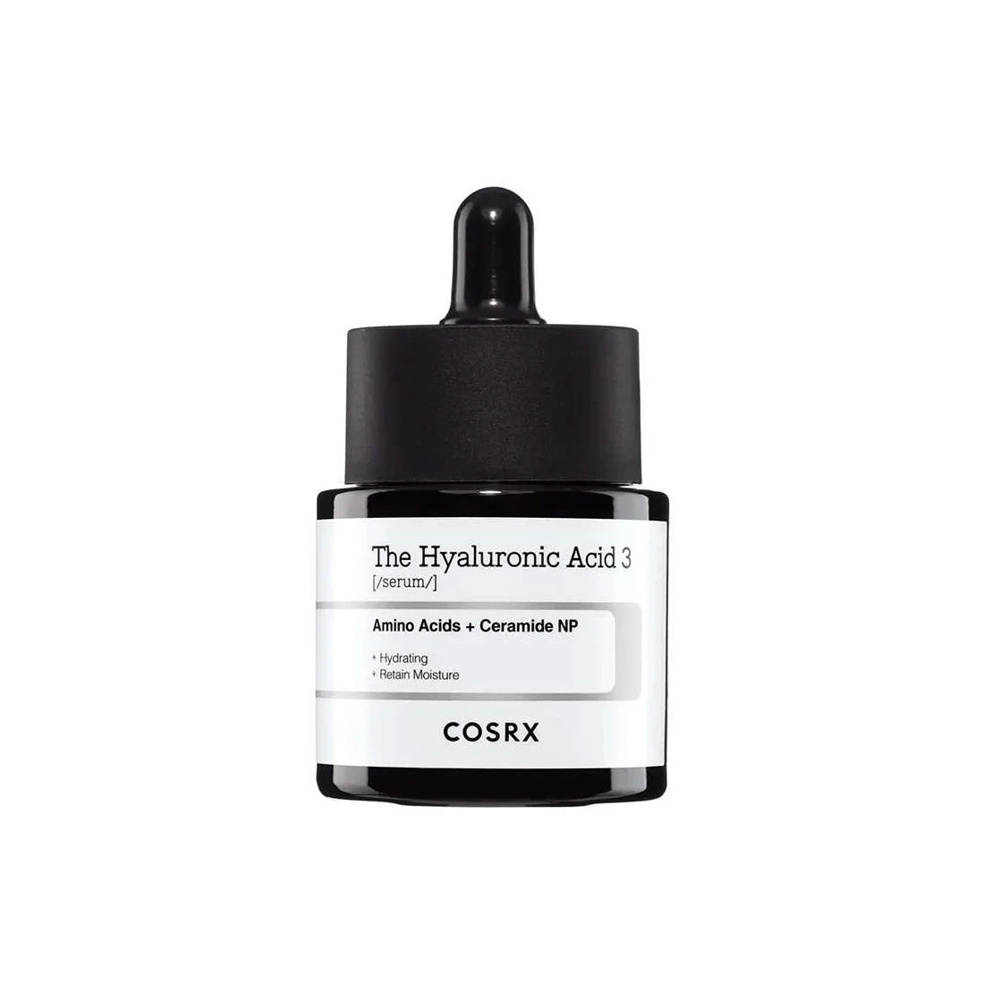 Cosrx The Hyaluronic Acid 3 Serum hydrating HA skincare vegan natural Korean skin care The ordinary alternative  Ceramide NP Amino Acids K Beauty World 