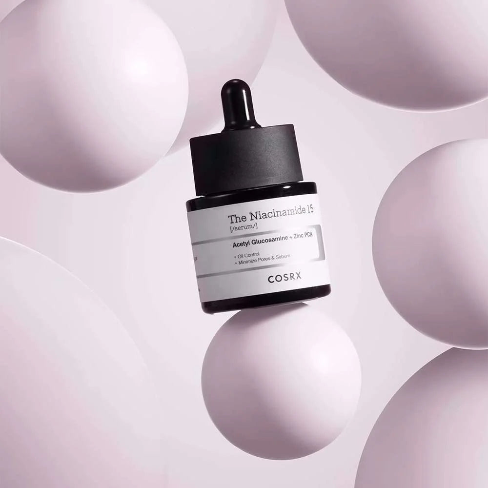 Cosrx The Niacinamide 15 Serum Zinc PCA hydrating lightening dark spots hyperpigmentation improve enlarged pores blackheads excess sebum control K Beauty World