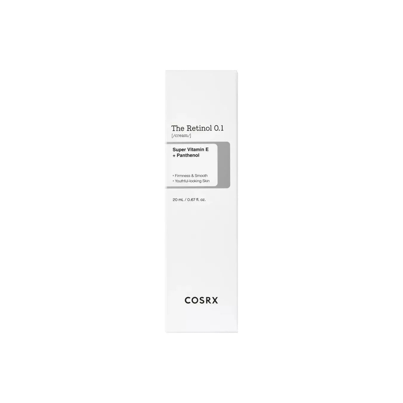 Cosrx The Retinol 0.1 Cream retinol tretinoin alternative for easily irritated sensitive skin gentle anti-aging acne treatment skin care solution K Beauty World 