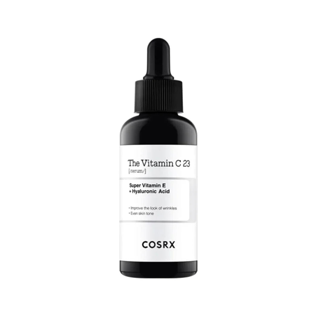 Cosrx The Vitamin C 23 Serum anti-aging brightening fine lines winkles pigmenation dark spots blemishes Ascorbic Acid Vitamin E  Hyaluronic Acid  K Beauty World 