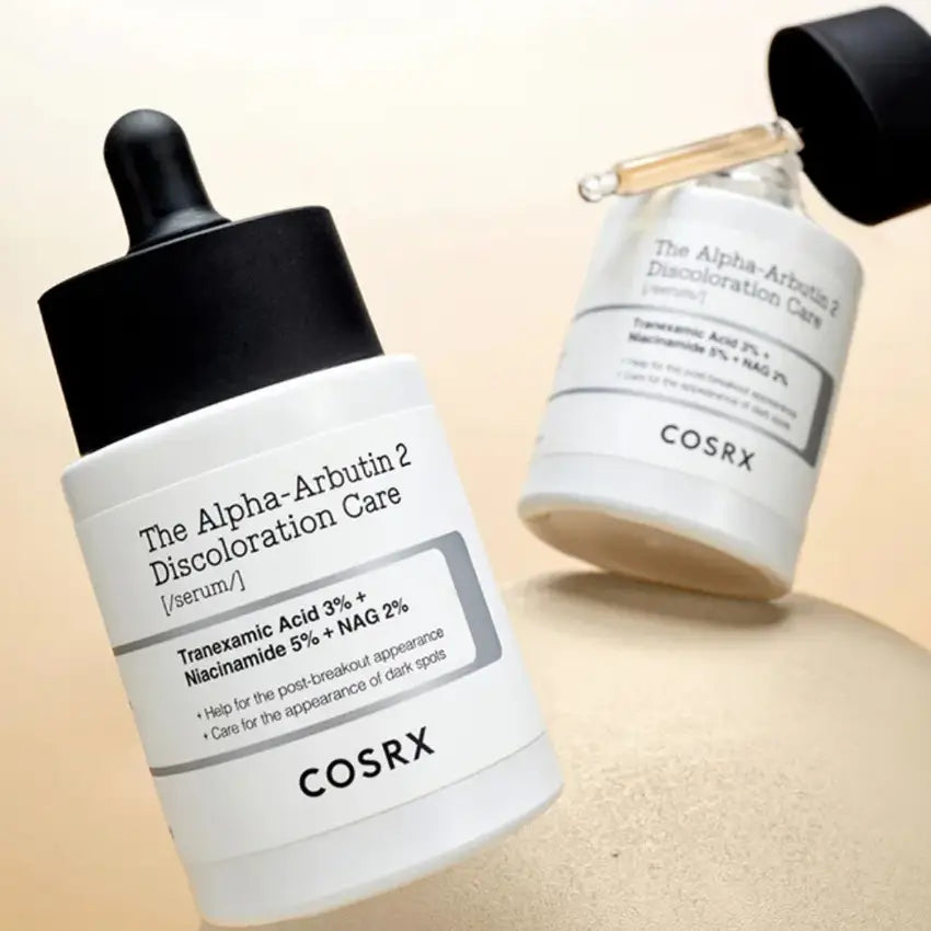 Cosrx The Alpha-Arbutin 2 Discoloration Care Serum High-concentration brightening serum for hyperpigmentation Korean cosmetics K Beauty World