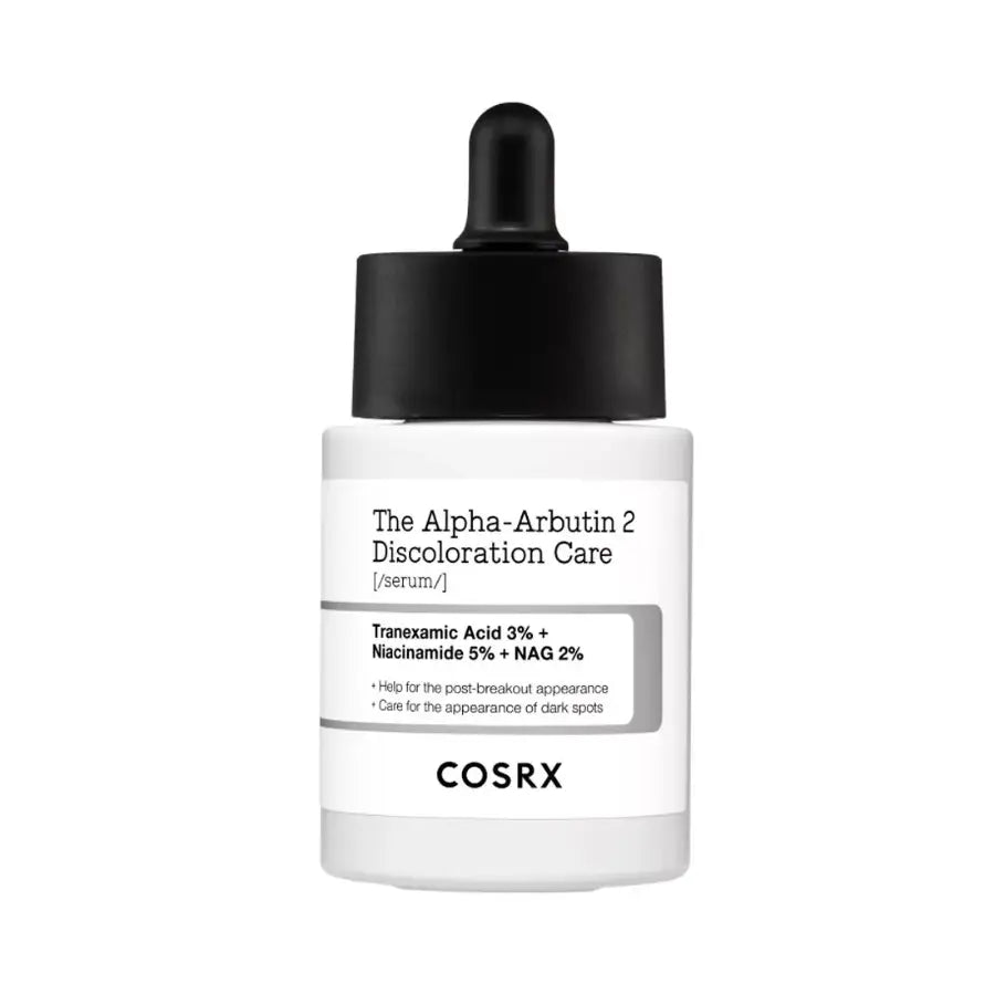 Cosrx The Alpha-Arbutin 2 Discoloration Care Serum Korean skin care brightening dark spots hyperpigmentation K Beauty World