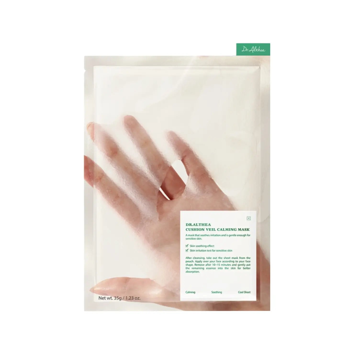 Dr.Althea Cushion Veil Calming Mask Korean skincare hydrating soothing K Beauty World