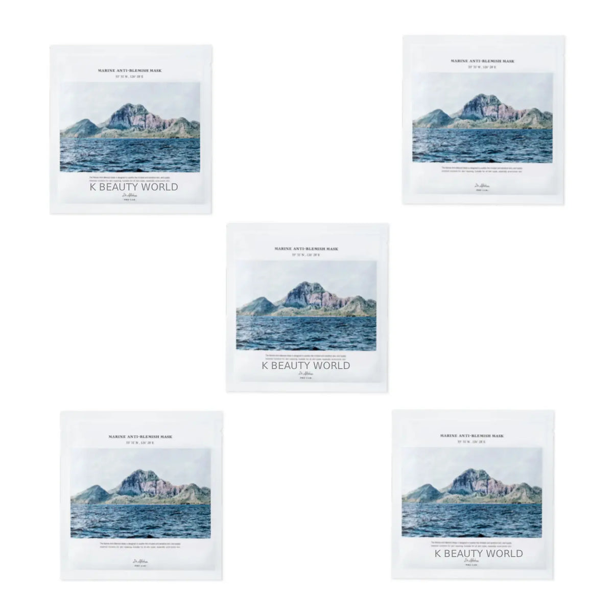 Dr. Althea Marine Anti-Blemish Mask (Set of 5) - K Beauty World