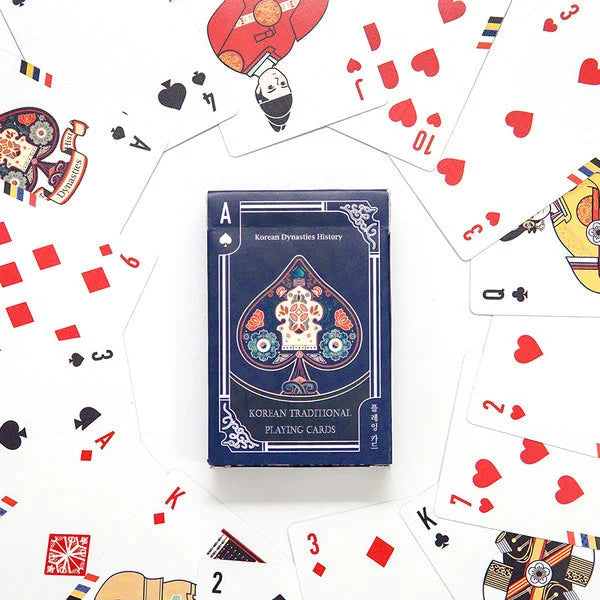 Dynasties History Design: Korean Traditional Poker Playing Cards black jack drinking game K-pop fan gift K-drama K Beauty World