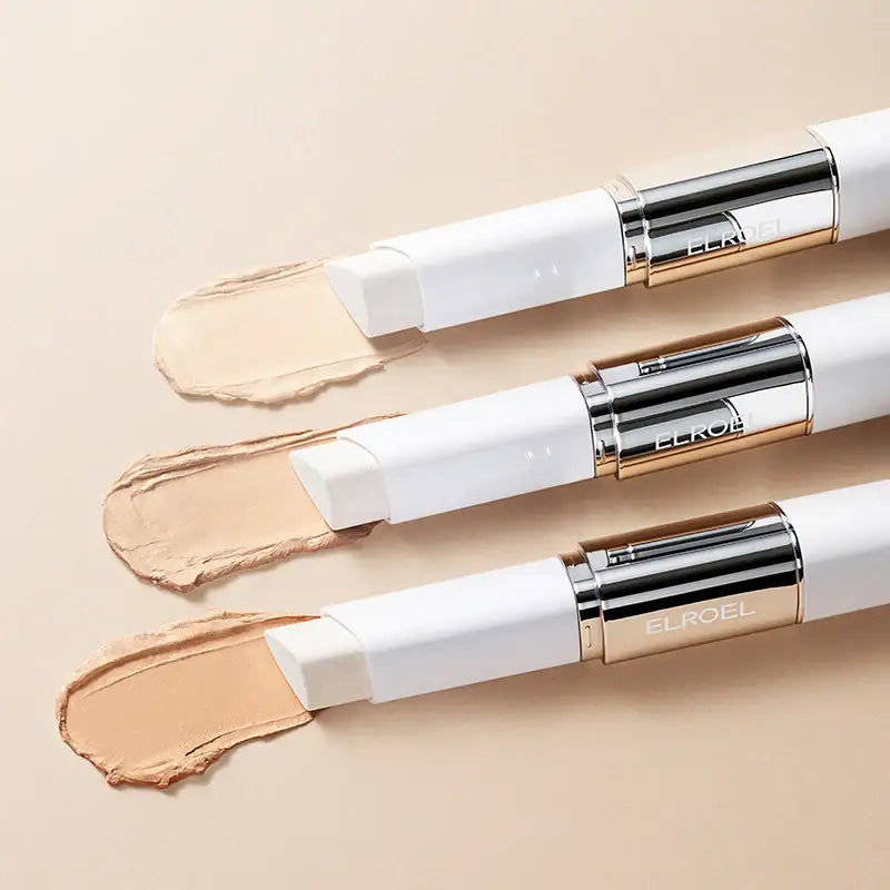 ELROEL Blanc Cover Cream Stick Medium color changing foundation white Korea natural makeup full coverage K Beauty World 