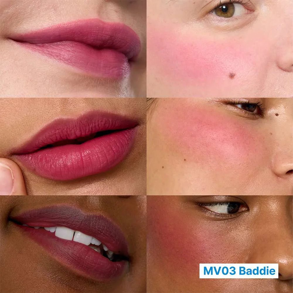 Fwee Lip & Cheek Blurry Pudding Pot MV03 Baddie Korean makeup cosmetic K Beauty World
