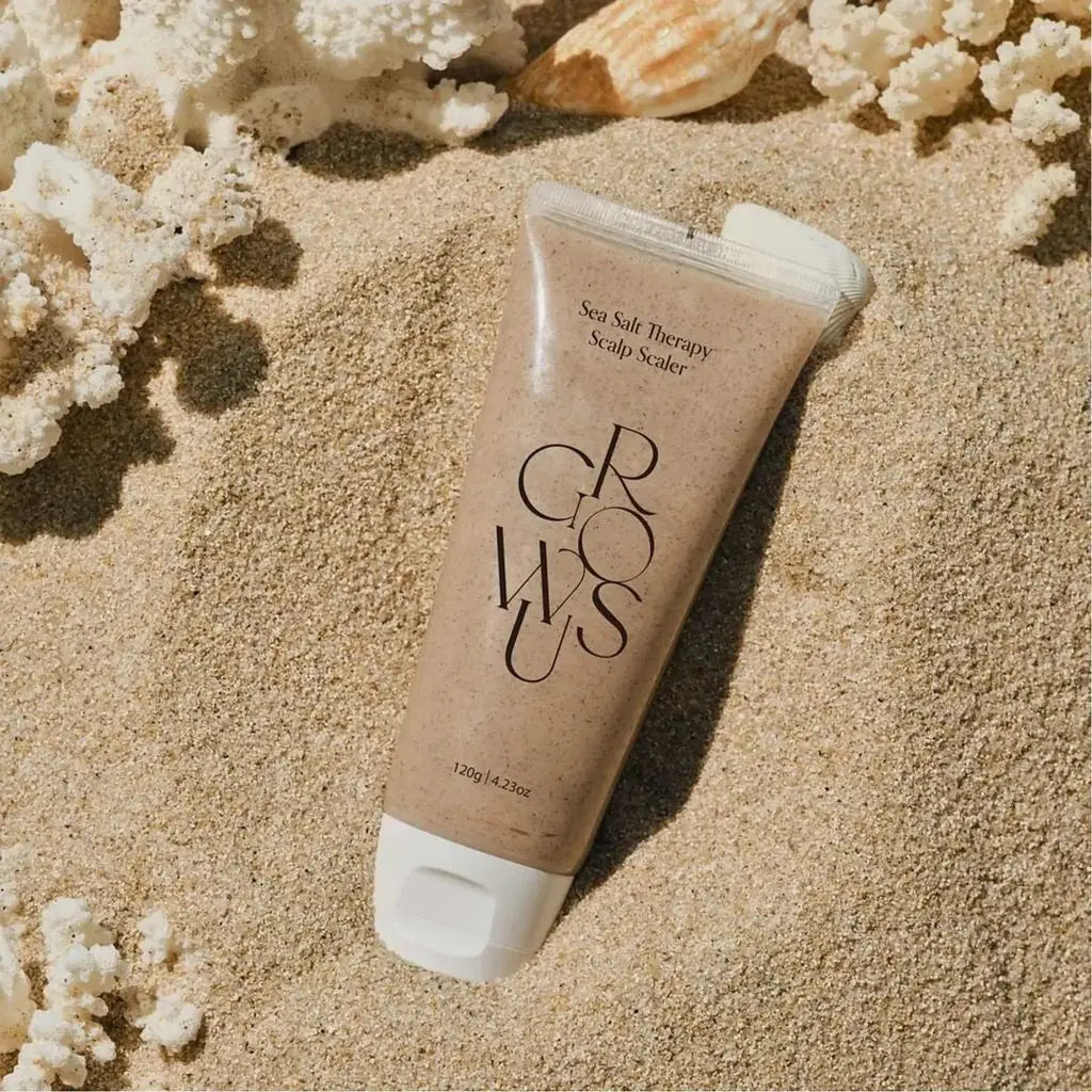 GROWUS Sea Salt Therapy Scalp Scaler Refreshing Scalp Detox with Marine Ingredients BHA exfoliating K Beauty World