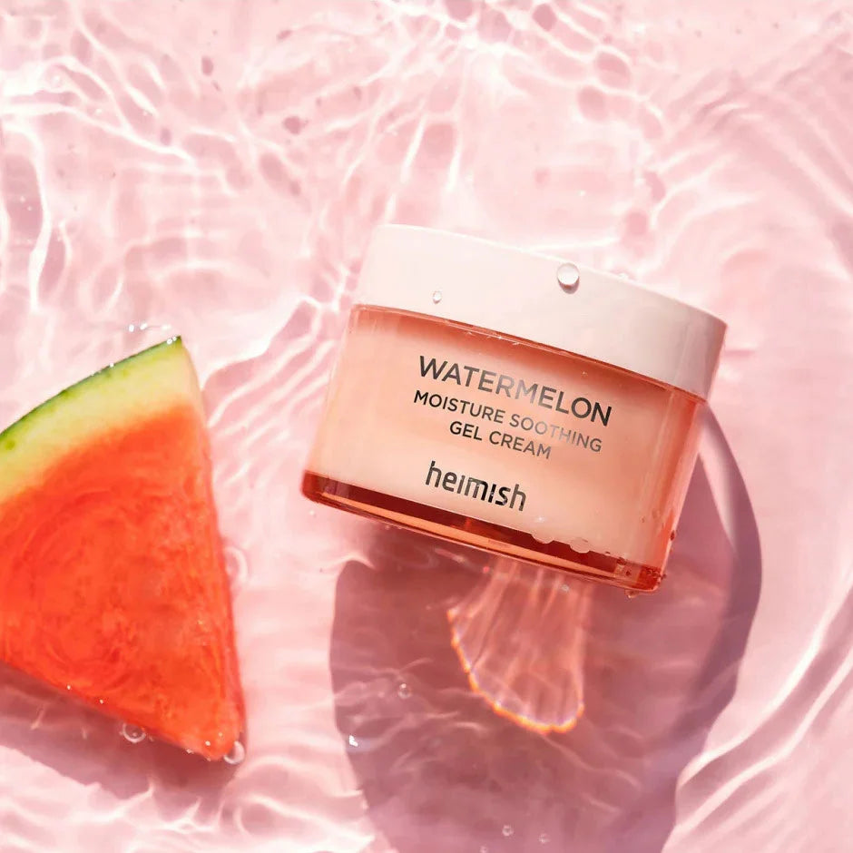 Heimish Watermelon Moisture Soothing Gel Cream best soothing hydrating Korean skincare oily skin K Beauty World