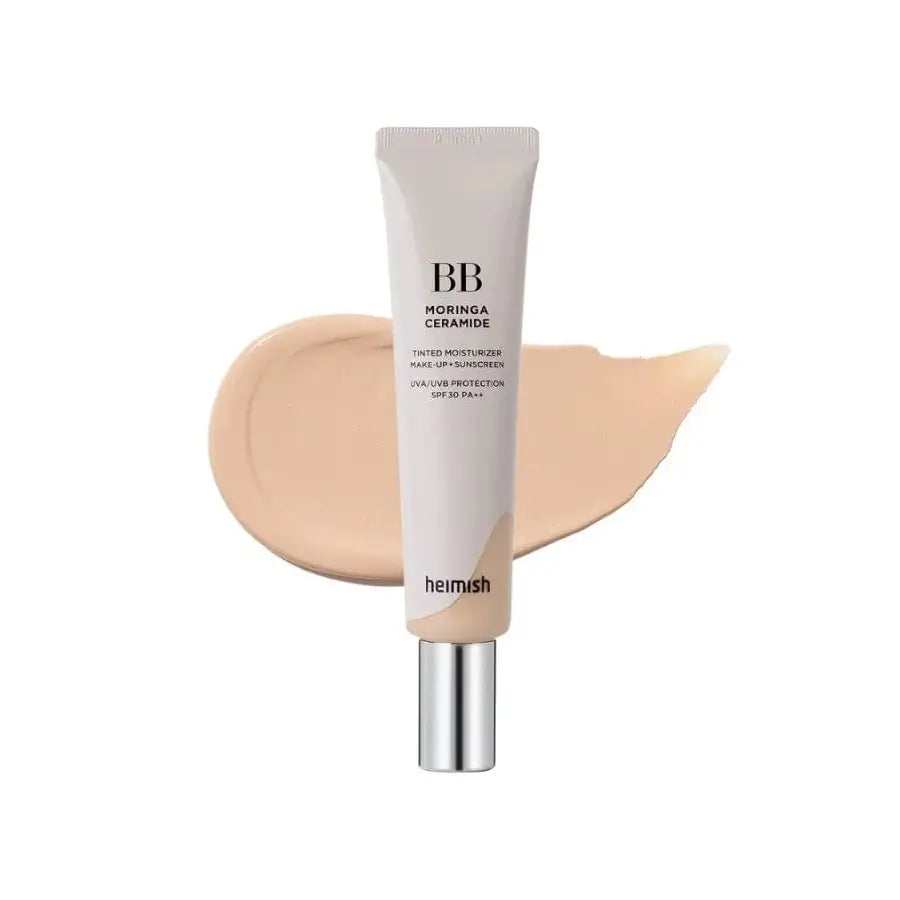 Heimish Moringa Ceramide BB Cream SPF 30 PA++ 21 Light Beige best selling Korean skin care makeup light foundation K Beauty World